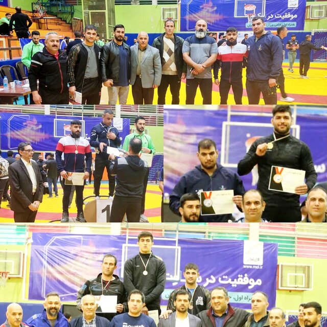 کسب ٣ عنوان نائب قهرمانی کشوری کشتی گیران ناشنوای آذربایجان غربی
