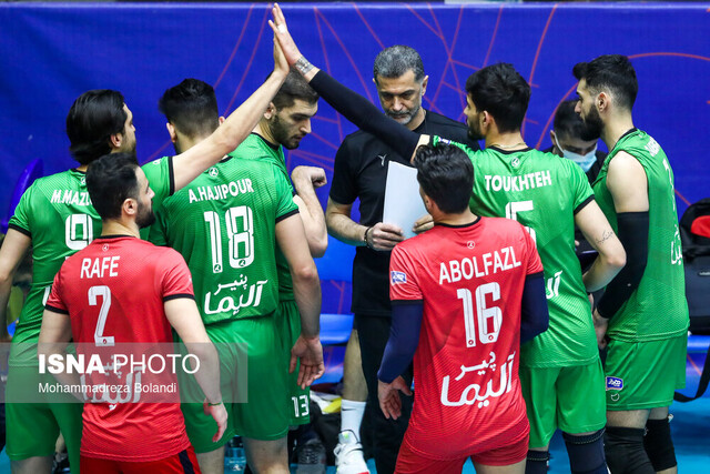 بهروز عطایی فاتح دور رفت پلی‌آف والیبال شد