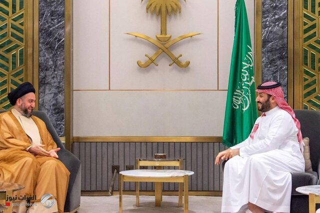 تاکید الحکیم به بن‌سلمان درباره در پیش‌ گرفتن زبان تفاهم و میانه‌روی در روابط منطقه