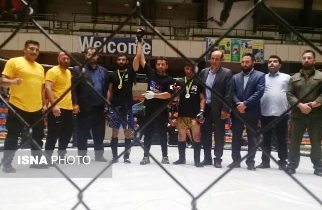 تکیه تیم هنرهای رزمی ترکیبی “MMA” گلستان بر سکوی سوم کشور