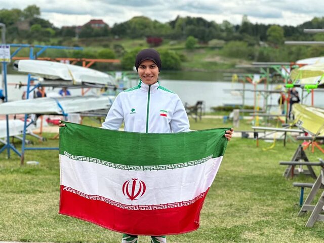 دختر قایقران ارومیه‌ای سهمیه المپیک گرفت