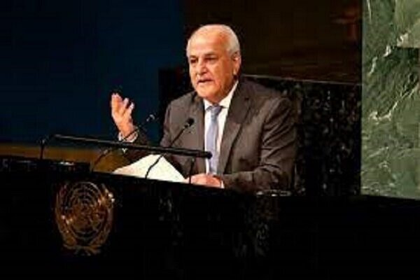 ریاض منصور: عضویت فلسطین در سازمان ملل تنها راه صلح است