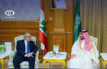 دیدار نخست‌وزیر لبنان با ولیعهد سعودی