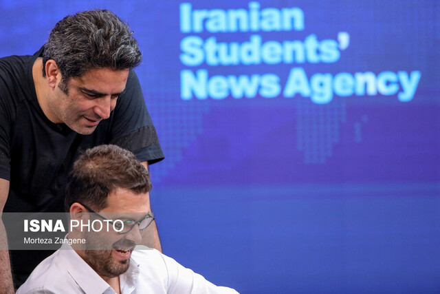 منوچهر هادی و پژمان بازغی در ایسنا/تلویزیون را متعلق به خودمان می‌دانیم