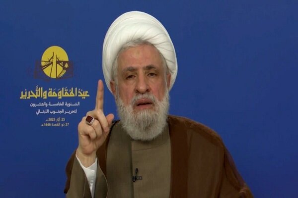 شیخ نعیم قاسم:ایران به‌تنهایی توانست مقابل آمریکا،اسرائیل و غرب بایستد