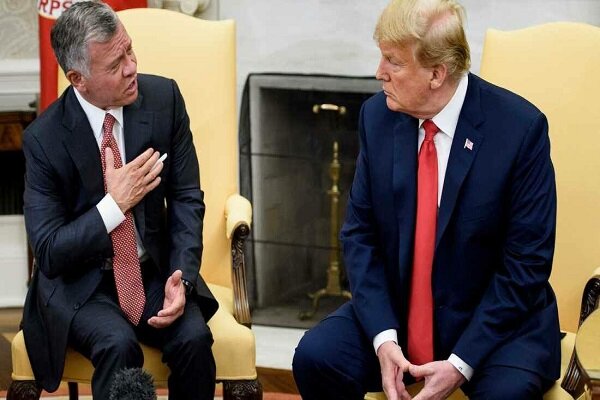 گفتگوی تلفنی ترامپ و پادشاه اردن درباره غزه و سوریه